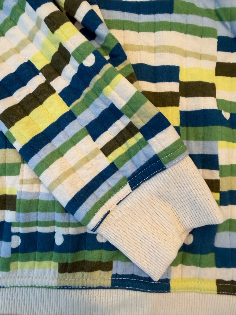 Target Black History Month x Gees Bend Quilters Hoodie Patchwork Stripe Size L - Picture 7 of 9